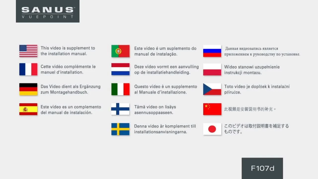 SANUS F107D-B2 Full Motion 13-40" TV Bracket 6 SANUS F107D-B2 Full Motion 13-40" TV Bracket - Image 6