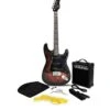 RockJam Jaxville Custom Design Electric Guitar Package - Demon
