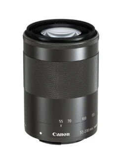 Canon® Canon EF-M 55-200mm F4.5-6.3 IS STM Lens For EOS M - Black -Digital Station N4EYT SQ4 0000000088 NO COLOR SLd2