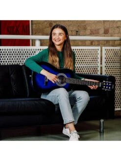 3rd Avenue 3/4 Size Kids Classical Guitar Beginner Bundle - 6 Months FREE Lessons - Blueburst 10 3rd Avenue 3/4 Size Kids Classical Guitar Beginner Bundle - 6 Months FREE Lessons - Blueburst -Digital Station NTC4C SQ5 0000000020 BLUE SLd3