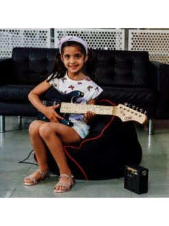 3rd Avenue Junior Electric Guitar Pack - Black With Free Online Music Lessons -Digital Station NTC4E SQ5 0000000004 BLACK SLd1