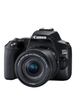 Canon® Canon EOS 250D SLR Camera - 24.1MP, 3 Inch LCD Display, 4K FHD, WiFi, Black