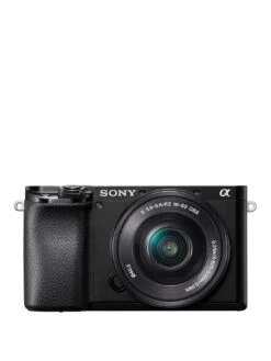 Sony Alpha ILCE6100LB.CEC Mirrorless APS-C Camera With 0.02-sec AF