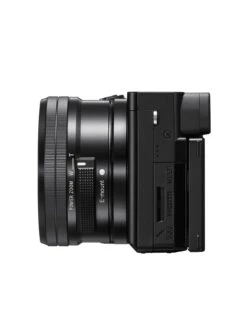 Sony Alpha ILCE6100LB.CEC Mirrorless APS-C Camera With 0.02-sec AF -Digital Station PMRL9 SQ4 0000000004 BLACK SLd
