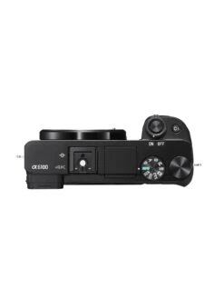 Sony Alpha ILCE6100LB.CEC Mirrorless APS-C Camera With 0.02-sec AF -Digital Station PMRL9 SQ6 0000000004 BLACK SLd2