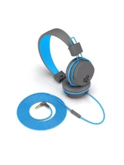 JLab JBUDDIES Studio Kids Wired Headphones - Grey/Blue -Digital Station PNTEG SQ4 0000000020 BLUE SLd