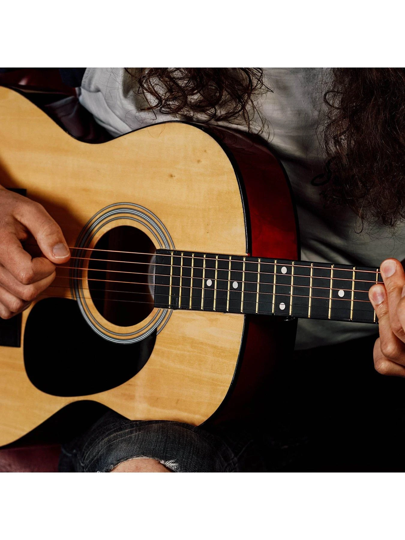 3rd Avenue Full Size 4/4 Acoustic Guitar Pack For Beginners - 6 Months FREE Lessons - Natural 5 3rd Avenue Full Size 4/4 Acoustic Guitar Pack For Beginners - 6 Months FREE Lessons - Natural - Image 5