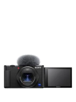 Sony Vlog Camera ZV-1, Digital Camera (Vari-angle Screen For Vlogging, 4K Video) -Digital Station QJT4P SQ3 0000000004 BLACK SLa