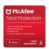 McAfee Total Protection 1 Device 12 Months Subscription (digital Download)