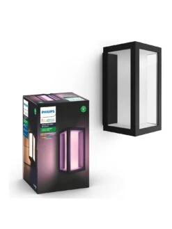 Philips Hue Impress Hue White And Colour Ambience EU Wall Lantern Black 2