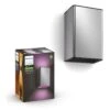 Philips Hue Resonate White And Colour Ambiance Outdoor Smart Wall Lantern Black