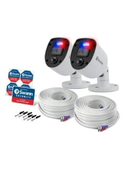 Swann Smart Security 1080p Enforcer LED Flashing Light Bullet Style Add On Analogue CCTV Camera (Twin Pack) - SWPRO-1080SLPK2-EU 10 Swann Smart Security 1080p Enforcer LED Flashing Light Bullet Style Add On Analogue CCTV Camera (Twin Pack) - SWPRO-1080SLPK2-EU -Digital Station QQ3P3 SQ5 0000000088 NO COLOR SLd1