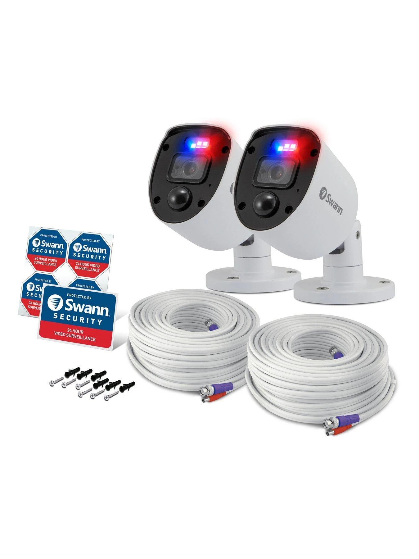 Swann Smart Security 1080p Enforcer LED Flashing Light Bullet Style Add On Analogue CCTV Camera (Twin Pack) - SWPRO-1080SLPK2-EU 5 Swann Smart Security 1080p Enforcer LED Flashing Light Bullet Style Add On Analogue CCTV Camera (Twin Pack) - SWPRO-1080SLPK2-EU - Image 5
