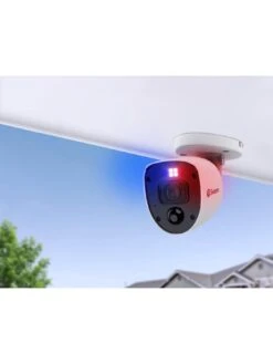 Swann Smart Security 4K Enforcer LED Flashing Light Bullet Style Add On Analogue CCTV Camera (Twin Pack) - SWPRO-4KRLPK2-EU -Digital Station QQ3P9 SQ4 0000000088 NO COLOR SLd