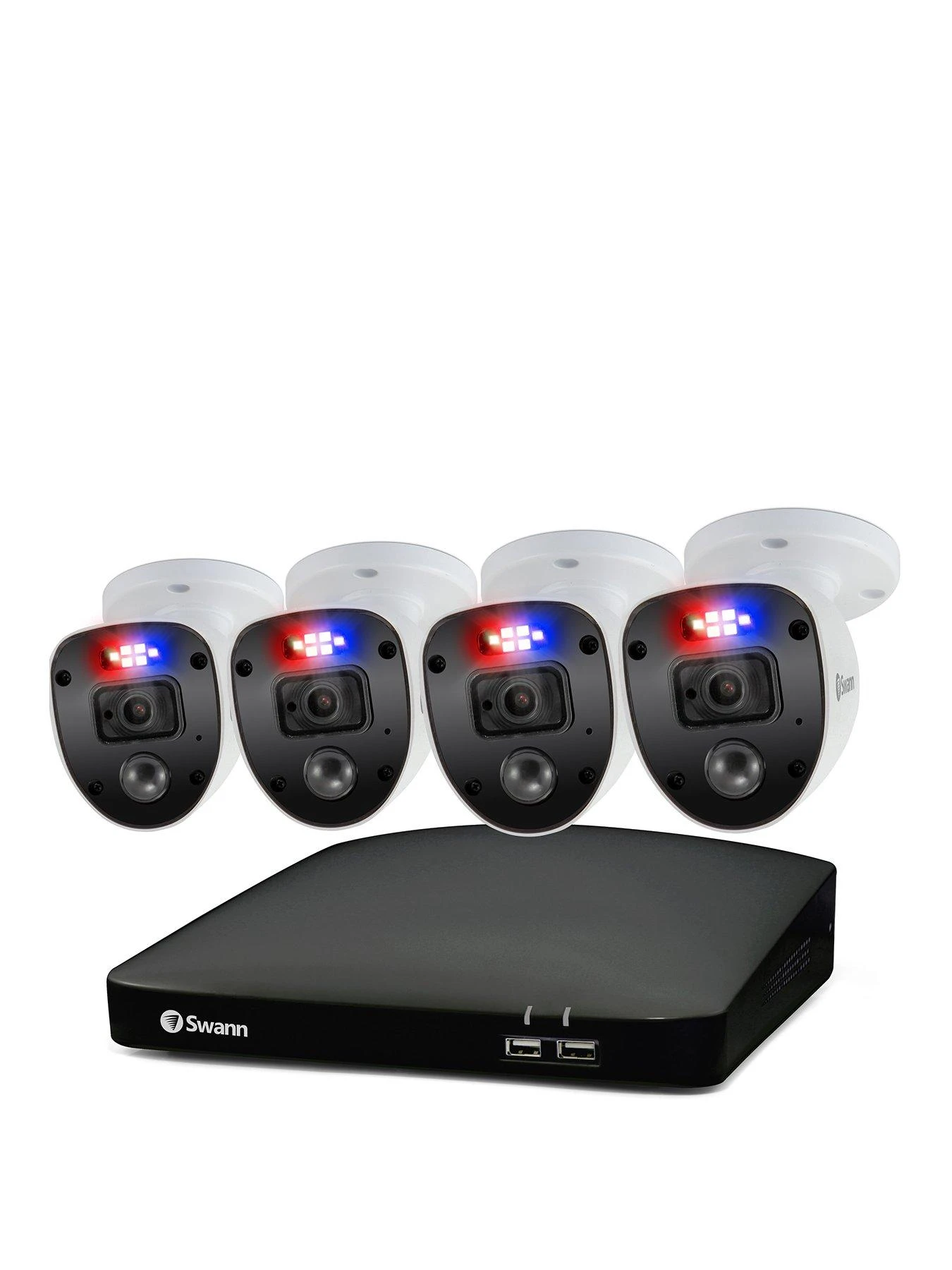 Swann Smart Security CCTV System: 8 Chl 1080p 1TB HDD DVR, 4 X PRO Enforcer Camera. Works With Alexa, Google Assistant & Swann Security - SWDVK-846804SL-EU 2 Swann Smart Security CCTV System: 8 Chl 1080p 1TB HDD DVR, 4 X PRO Enforcer Camera. Works With Alexa, Google Assistant & Swann Security - SWDVK-846804SL-EU - Image 2