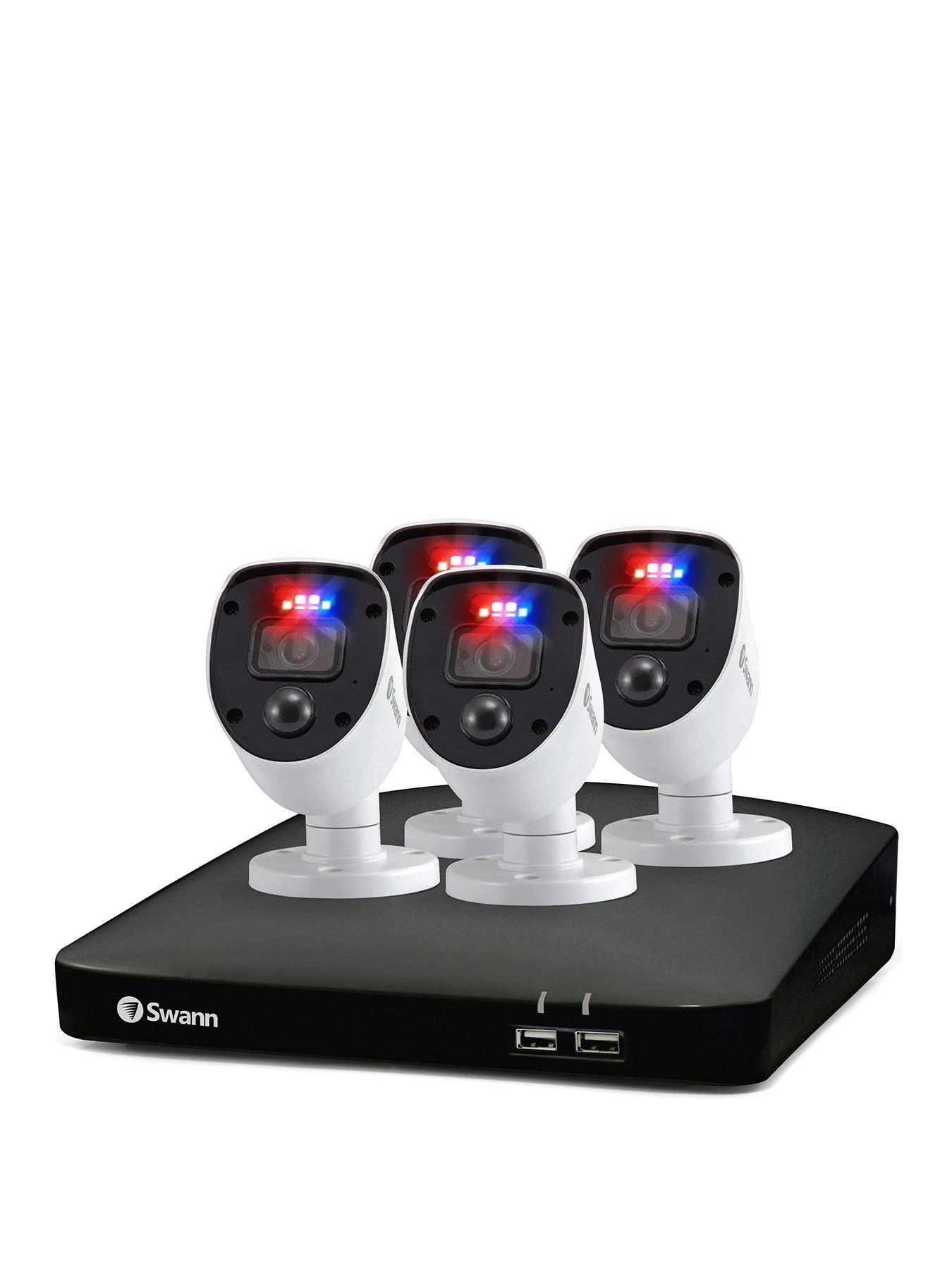 Swann Smart Security CCTV System: 8 Chl 1080p 1TB HDD DVR, 4 X PRO Enforcer Camera. Works With Alexa, Google Assistant & Swann Security - SWDVK-846804SL-EU 3 Swann Smart Security CCTV System: 8 Chl 1080p 1TB HDD DVR, 4 X PRO Enforcer Camera. Works With Alexa, Google Assistant & Swann Security - SWDVK-846804SL-EU - Image 3