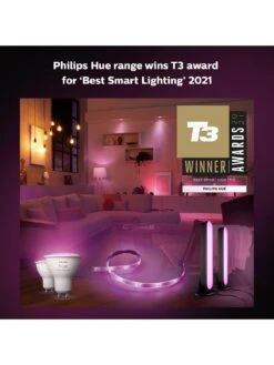 Philips Hue Hue Play White & Colour Ambiance Smart Light Bar Triple Pack -Digital Station QR7U6 SQ5 0000000013 WHITE SLd3
