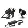 Philips Hue Hue Lily White And Colour Ambiance Outdoor Smart Spotlight Base Kit And XL Extension