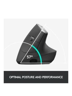 Logitech MX VERTICAL Ergonomic Wireless Mouse - Graphite -Digital Station QXLU4 SQ3 0000000099 N A SLa