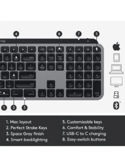 Logitech MX Keys For Mac -Digital Station QXLUP SQ6 0000000099 N A SLd2