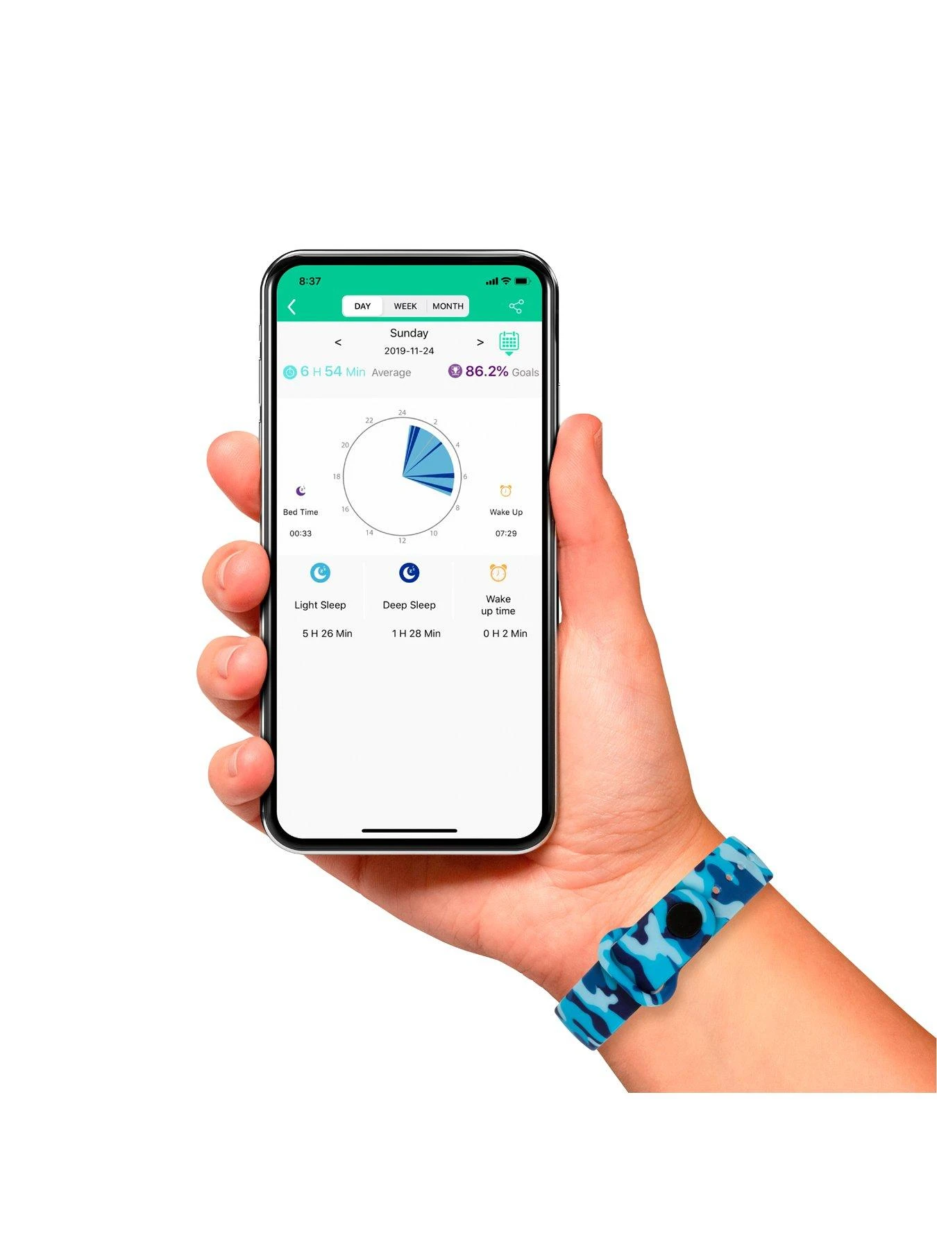 Tikkers Activity Tracker Digital Dial Bright Blue Silicone Strap Kids Watch 3 Tikkers Activity Tracker Digital Dial Bright Blue Silicone Strap Kids Watch - Image 3