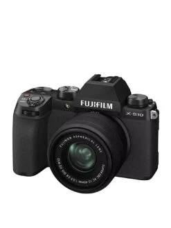 Fujifilm X-S10 Mirrorless Digital Camera With XC15-45mmF3.5-5.6 OIS PZ Lens - Black -Digital Station R9PJW SQ3 0000000088 NO COLOR SLa