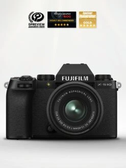 Fujifilm X-S10 Mirrorless Digital Camera With XC15-45mmF3.5-5.6 OIS PZ Lens - Black -Digital Station R9PJW SQ7 0000000088 NO COLOR SLd3