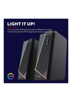 Trust GXT609 ZOXA RGB LED Illuminated Speaker Set 9 Trust GXT609 ZOXA RGB LED Illuminated Speaker Set -Digital Station RLJH6 SQ3 0000000099 N A SLa