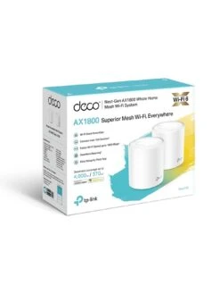TP-Link TP Link Deco X20 (2-Pack) AX1800 Wi-Fi 6 Whole Home Wi-Fi -Digital Station RNE4R SQ4 0000000088 NO COLOR SLd