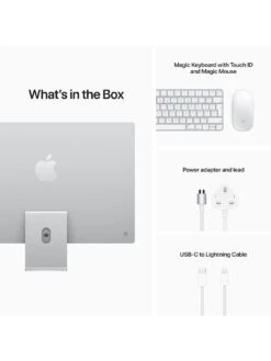 Apple IMac (M1, 2021) 24 Inch With Retina 4.5K Display, 8-core CPU And 8-core GPU, 256Gb Storage - Silver 14 Apple IMac (M1, 2021) 24 Inch With Retina 4.5K Display, 8-core CPU And 8-core GPU, 256Gb Storage - Silver -Digital Station RQK9E SQ7 0000000035 SILVER SLd3