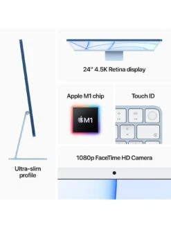 Apple IMac (M1, 2021) 24 Inch With Retina 4.5K Display, 8-core CPU, 8-core GPU, 512Gb Storage - Pink -Digital Station RQK9N SQ5 0000000063 PINK SLd1