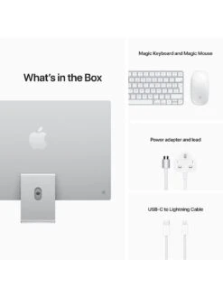 Apple IMac (M1, 2021) 24 Inch With Retina 4.5K Display, 8-core CPU, 7-core GPU, 256Gb Storage - Silver 14 Apple IMac (M1, 2021) 24 Inch With Retina 4.5K Display, 8-core CPU, 7-core GPU, 256Gb Storage - Silver -Digital Station RQK9P SQ7 0000000035 SILVER SLd3