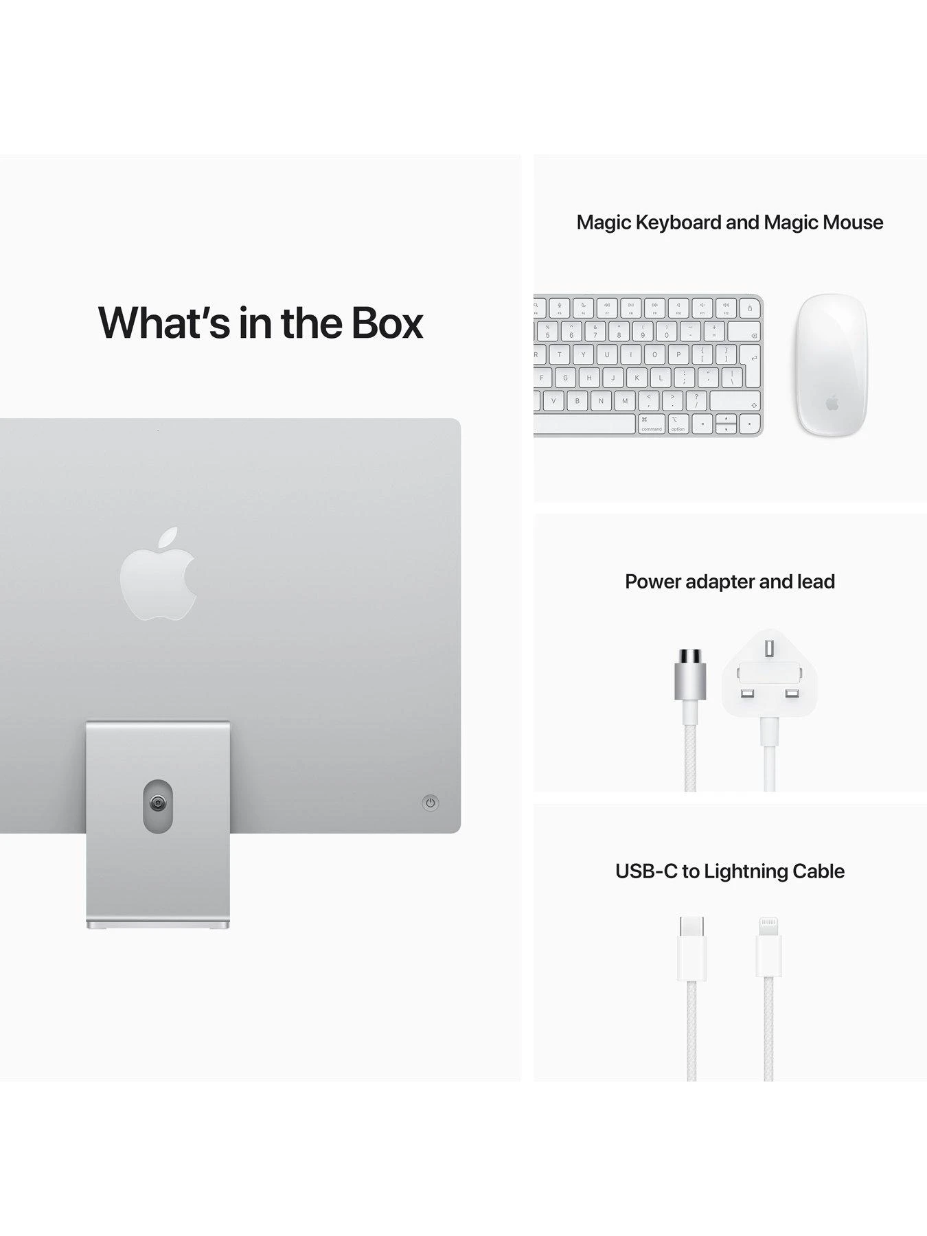 Apple IMac (M1, 2021) 24 Inch With Retina 4.5K Display, 8-core CPU, 7-core GPU, 256Gb Storage - Silver 7 Apple IMac (M1, 2021) 24 Inch With Retina 4.5K Display, 8-core CPU, 7-core GPU, 256Gb Storage - Silver - Image 7