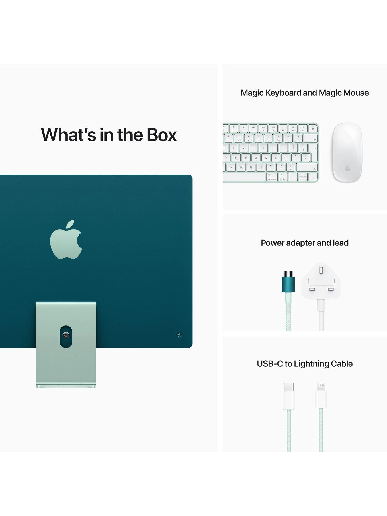 Apple IMac (M1, 2021) 24 Inch With Retina 4.5K Display, 8-core CPU, 7-core GPU, 256Gb Storage - Green 7 Apple IMac (M1, 2021) 24 Inch With Retina 4.5K Display, 8-core CPU, 7-core GPU, 256Gb Storage - Green - Image 7