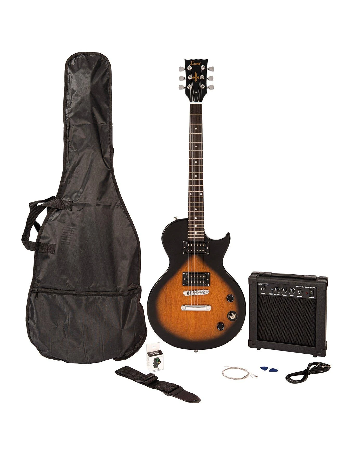 Encore Electric Guitar Outfit - Cherry Sunburst 1 Encore Electric Guitar Outfit - Cherry Sunburst