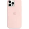 Apple IPhone 13 Pro Max Silicone Case With MagSafe – Chalk Pink