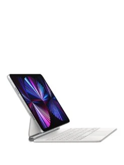 Apple Magic Keyboard For IPad Pro 11-inch (1st, 2nd, 3rd & 4th Gen, 2022) and IPad Air (4th Gen, 2020 & 5th Gen, 2022) - British English - White -Digital Station RVLVV SQ3 0000000013 WHITE SLa