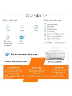 HP DeskJet 2710e All In One Colour Printer  -Digital Station RYCLK SQ6 0000000013 WHITE SLd2