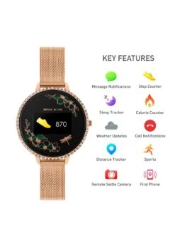 Reflex Active Series 03 Rose Gold Ladies Smart Active & Fitness Watch -Digital Station RYL9A SQ2 0000000932 ROSE GOLD SLa