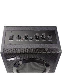 RockJam 10 Watt Electric Guitar Amplifier With Headphone Input, Three-Band EQ, Overdrive & Gain Power -Digital Station T7RLR SQ5 0000000099 N A SLd3