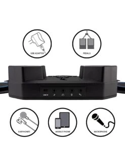 RockJam Rechargeable Bluetooth Roll Up Drum Kit With Inbuilt Speakers & Drumsticks -Digital Station T7RLT SQ4 0000000099 N A SLd2