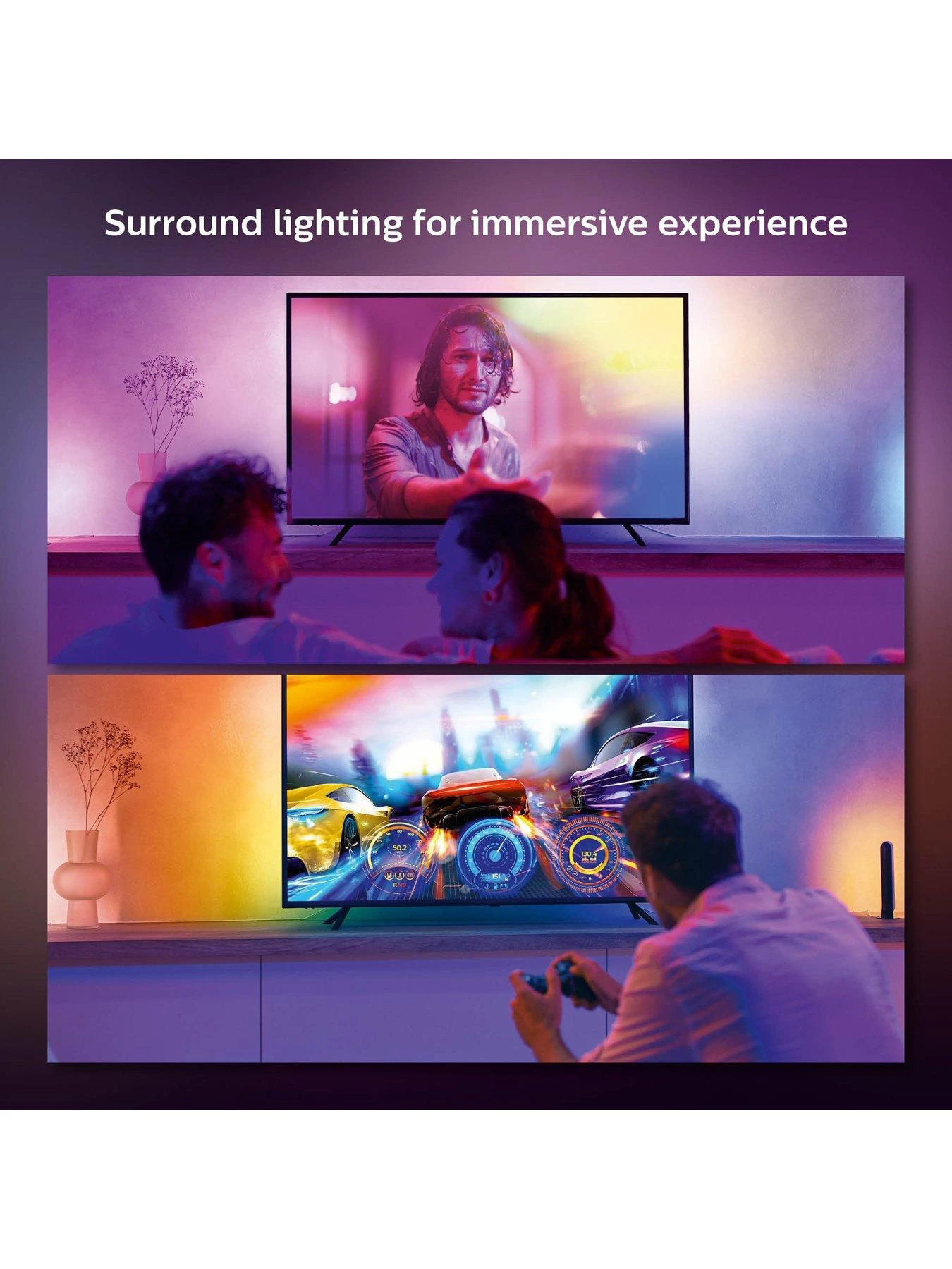 Philips Hue Hue Gradient Lightstrip TV 55" EU 3 Philips Hue Hue Gradient Lightstrip TV 55" EU - Image 3