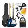 3rd Avenue 3/4 Size Electric Guitar Ultimate Kit With 10W Amp - 6 Months FREE Lessons - Blueburst