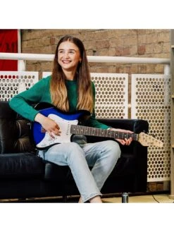 3rd Avenue 3/4 Size Electric Guitar Ultimate Kit With 10W Amp - 6 Months FREE Lessons - Blueburst -Digital Station TATL9 SQ5 0000000099 N A SLd3