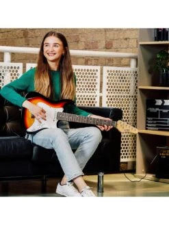 3rd Avenue 3/4 Size Electric Guitar Ultimate Kit With 10W Amp - 6 Months FREE Lessons - Sunburst -Digital Station TATLA SQ5 0000000099 N A SLd3