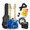 3rd Avenue Junior Electric Guitar Pack - Blue Camo