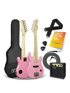 3rd Avenue Junior Electric Guitar Pack - Pink