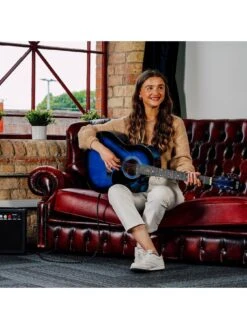 3rd Avenue Cutaway Electro Acoustic Guitar Pack - Blueburst -Digital Station TATMF SQ5 0000000099 N A SLd3