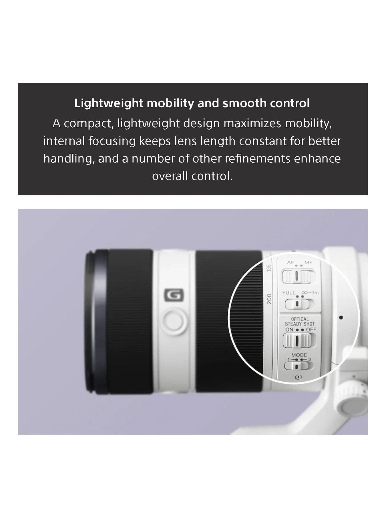 Sony FE 70-200mm F4 G OSS Telephoto Zoom Lens SEL70200G.AE 4 Sony FE 70-200mm F4 G OSS Telephoto Zoom Lens SEL70200G.AE - Image 4