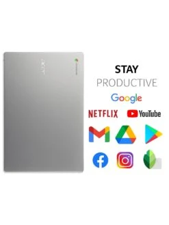 Acer Chromebook 317 CB317-1H - 17.3in FHD IPS, Intel Pentium, 4GB RAM, 128GB Storage -Digital Station TEG4W SQ6 0000000035 SILVER SLd2